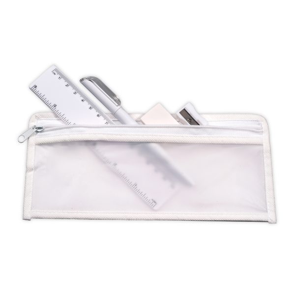 Estuche escolar con 4 accesorios