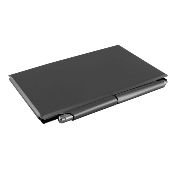 Mini libreta con tarjetero y pluma con cubierta de aluminio - Image 2
