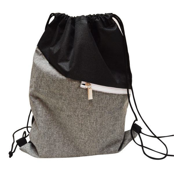 Morral económico bicolor poliester
