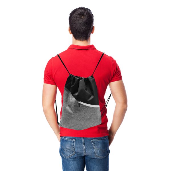 Morral económico bicolor poliester - Image 3