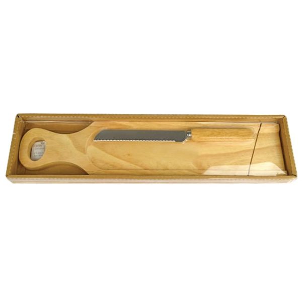 Tabla para pan con cuchillo